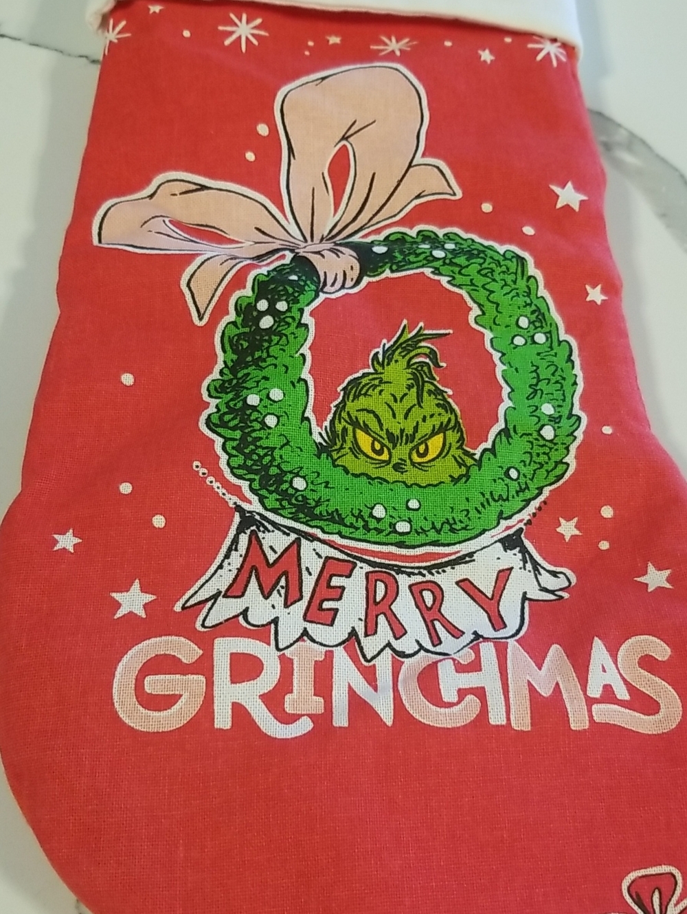 Merry Grinchmas Red Stocking The Grinch